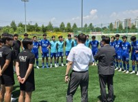 예일메디텍고등학교 축구부 격려